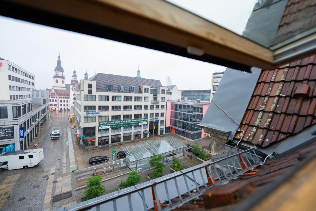 Apartment Im Historischen Altbau Am Marktplatz - Disney+, 300Mb/S Internet Chemnitz Zewnętrze zdjęcie